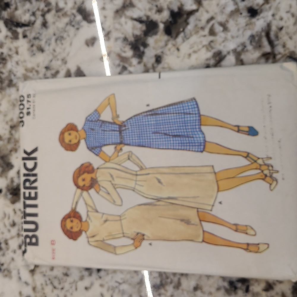 3/$20 Uncut sewing pattern butterick size 8